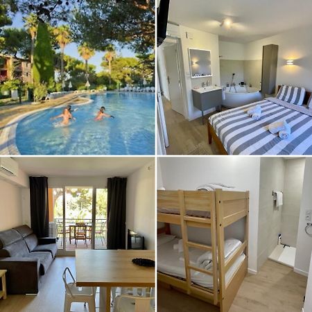 Badine Beach 5P Plage Piscine Balneo Clim Jardin Exotique Hyères Exterior foto