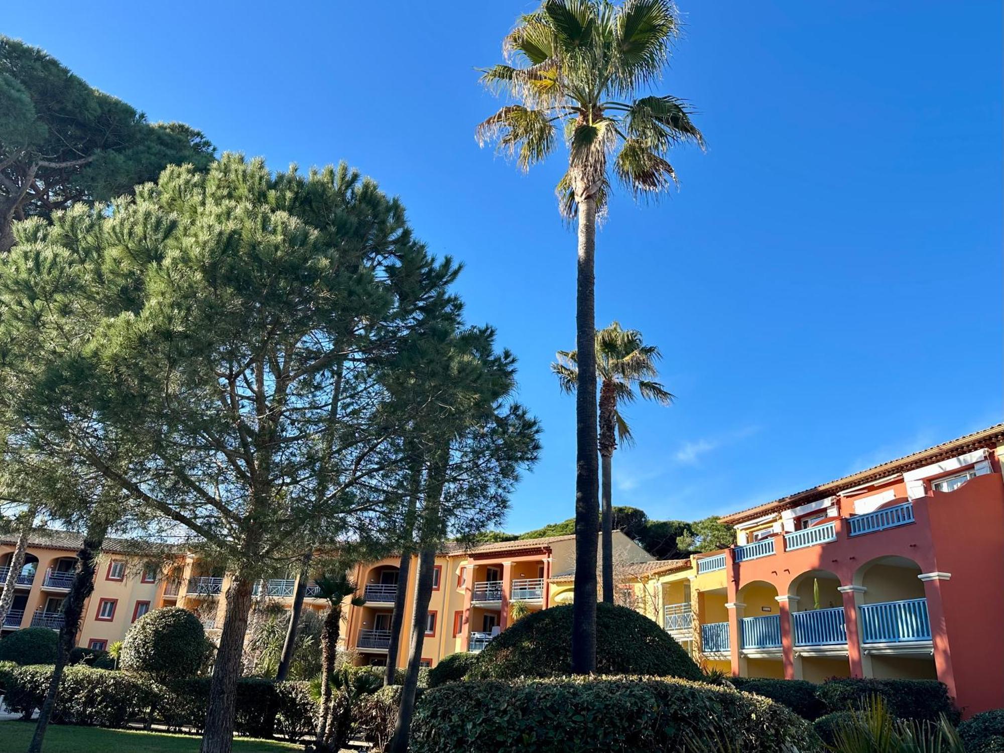 Badine Beach 5P Plage Piscine Balneo Clim Jardin Exotique Hyères Exterior foto